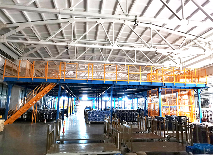 河南倉(cāng)庫(kù)二層平臺(tái)項(xiàng)目案例